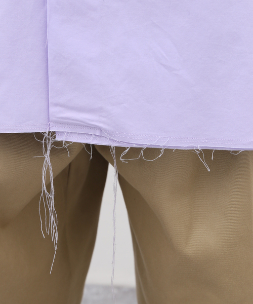 CAMIEL FORTGENS(カミエル フォートへンス)の「【CAMIEL FORTGENS / カミエル・フォートヘンス】POCKET SHIRT LS SHIRTING(シャツ/ブラウス・メンズ・パープル・MEDIUM/LARGE)」の3枚目の写真