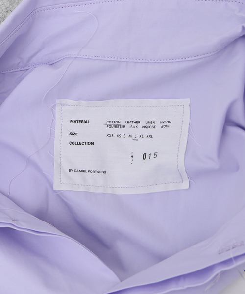 CAMIEL FORTGENS(カミエル フォートへンス)の「【CAMIEL FORTGENS / カミエル・フォートヘンス】POCKET SHIRT LS SHIRTING(シャツ/ブラウス・メンズ・パープル・MEDIUM/LARGE)」の16枚目の写真