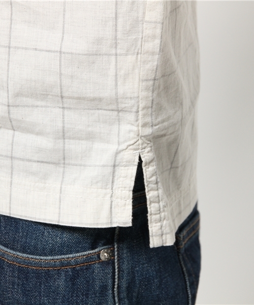 CIAOPANIC（チャオパニック）の「【Ciaopanic】　ウィンドペンPOシャツSS（シャツ/ブラウス・メンズ・アイボリー/ライトグレー・LARGE/MEDIUM）」の9枚目の写真