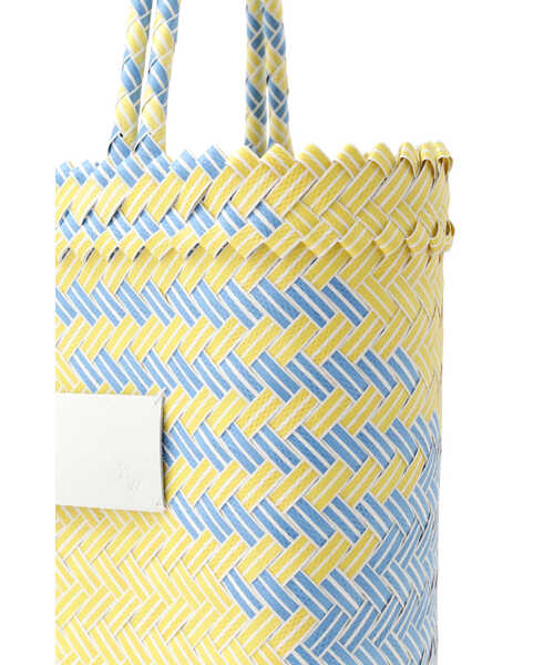 human woman（ヒューマンウーマン）の「◆マルシェバッグ（かごバッグ・レディース・イエロー/オレンジ・ﾌﾘ-）」の6枚目の写真