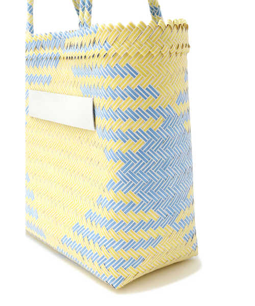 human woman（ヒューマンウーマン）の「◆マルシェバッグ（かごバッグ・レディース・イエロー/オレンジ・ﾌﾘ-）」の8枚目の写真