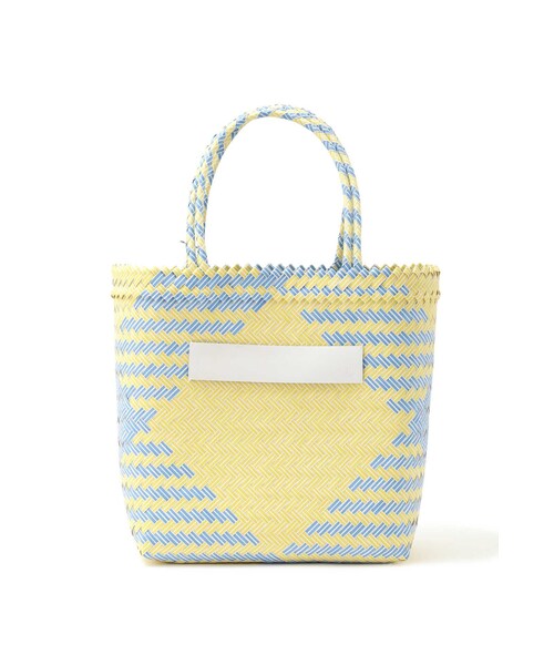 human woman（ヒューマンウーマン）の「◆マルシェバッグ（かごバッグ・レディース・イエロー/オレンジ・ﾌﾘ-）」の17枚目の写真