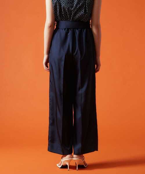 Tiara(ティアラ)の「ハイウエストリボンパンツ(その他パンツ・レディース・ネイビー/キャメル/ブラック・S/M/2/3)」の12枚目の写真