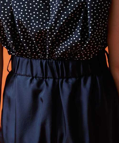 Tiara(ティアラ)の「ハイウエストリボンパンツ(その他パンツ・レディース・ネイビー/キャメル/ブラック・S/M/2/3)」の11枚目の写真