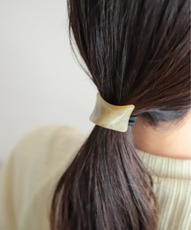 マーブルレジンヘアゴム