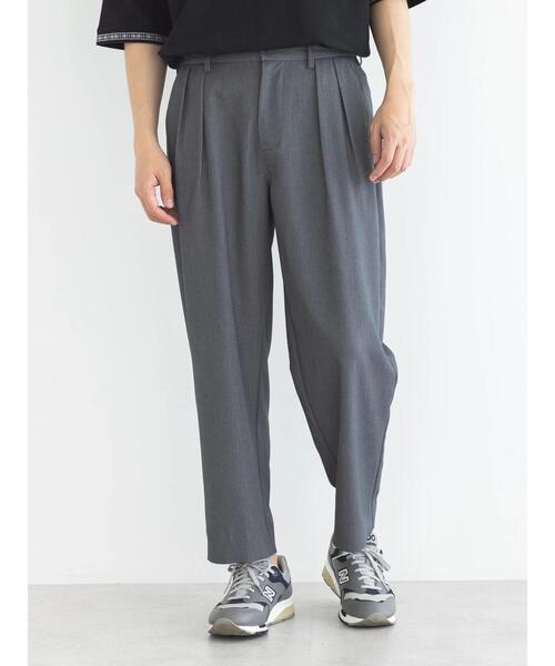 CRAFT STANDARD BOUTIQUE(クラフトスタンダードブティック)の「The Comfort ワイドテーパードスラックス(スラックス・メンズ・ライトグレー/ネイビー/チャコールグレー/グレイッシュベージュ・M/L/XL)」の9枚目の写真