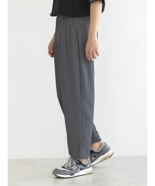 CRAFT STANDARD BOUTIQUE(クラフトスタンダードブティック)の「The Comfort ワイドテーパードスラックス(スラックス・メンズ・ライトグレー/ネイビー/チャコールグレー/グレイッシュベージュ・M/L/XL)」の11枚目の写真
