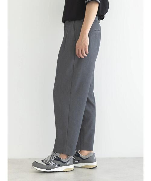 CRAFT STANDARD BOUTIQUE(クラフトスタンダードブティック)の「The Comfort ワイドテーパードスラックス(スラックス・メンズ・ライトグレー/ネイビー/チャコールグレー/グレイッシュベージュ・M/L/XL)」の13枚目の写真