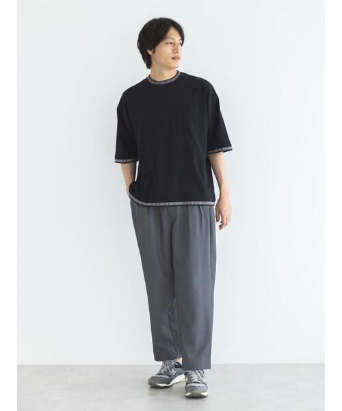 CRAFT STANDARD BOUTIQUE(クラフトスタンダードブティック)の「The Comfort ワイドテーパードスラックス(スラックス・メンズ・ライトグレー/ネイビー/チャコールグレー/グレイッシュベージュ・M/L/XL)」の15枚目の写真