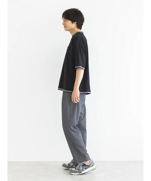 CRAFT STANDARD BOUTIQUE(クラフトスタンダードブティック)の「The Comfort ワイドテーパードスラックス(スラックス・メンズ・ライトグレー/ネイビー/チャコールグレー/グレイッシュベージュ・M/L/XL)」の17枚目の写真