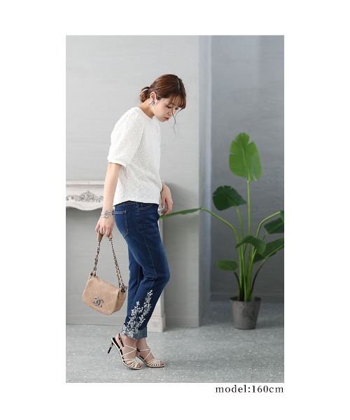 Sawa a la mode(サワアラモード)の「パフスリーブトップス(Tシャツ/カットソー・レディース・イエロー/ラベンダー/ホワイト・FREE)」の15枚目の写真