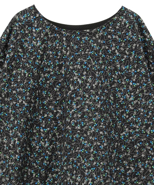 ZUCCa（ズッカ）の「グラニュラープリント/シャツ（シャツ/ブラウス・レディース・ネイビー/ブラック・M size）」の18枚目の写真