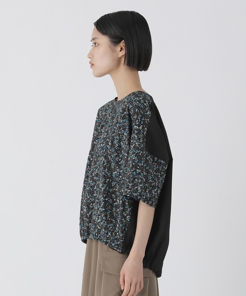 「ZUCCa」 長袖ブラウス M size ネイビー レディース ZUCCa 「ZUCCa」 7分袖ブラウス M ネイビー レディース