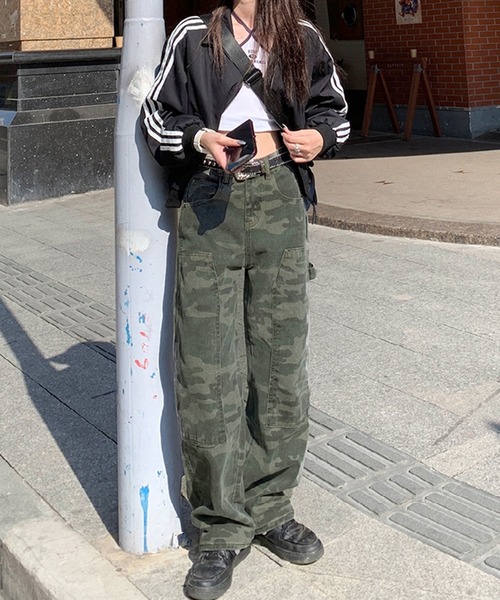 Jewelobe(ジュエローブ)の「カモフラージュダブルニーペインターパンツ(その他パンツ・レディース・カーキ・S/M)」の10枚目の写真