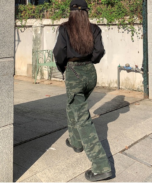 Jewelobe(ジュエローブ)の「カモフラージュダブルニーペインターパンツ(その他パンツ・レディース・カーキ・S/M)」の16枚目の写真