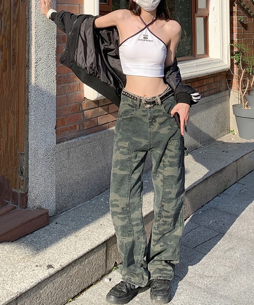 Jewelobe(ジュエローブ)の「カモフラージュダブルニーペインターパンツ(その他パンツ・レディース・カーキ・S/M)」の19枚目の写真