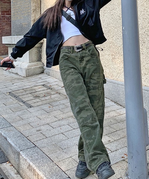 Jewelobe(ジュエローブ)の「カモフラージュダブルニーペインターパンツ(その他パンツ・レディース・カーキ・S/M)」の20枚目の写真