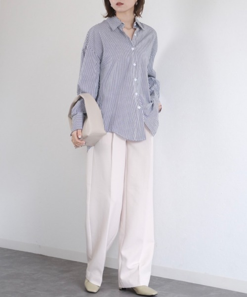 Reurie'（レウリィ）の「フルジップハンドバッグ / full zip hand bag バッグ ダブルジップ ワンハンドル ベージュ ブラック（ハンドバッグ・レディース・ブラック/ベージュ・FREE）」の19枚目の写真