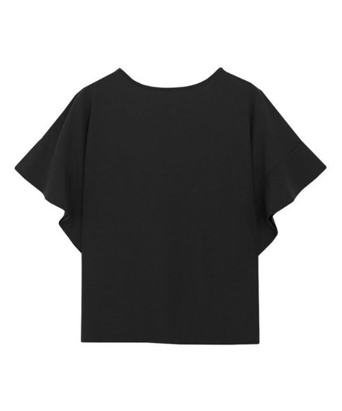 Pierrot(ピエロ)の「接触冷感フレアスリーブTシャツ(Tシャツ/カットソー・レディース・ブラック/ネイビー/オフホワイト/グレイッシュベージュ/ライトブルー/ライトグレー/ベージュ系その他・M/L/LL)」の8枚目の写真