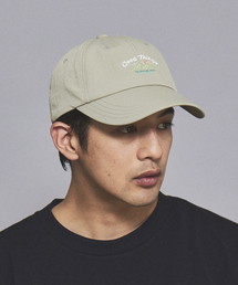 RIVER UP（リバーアップ）の「＜BASIQUENTI＞【抗菌＆消臭＆吸水速乾】マウンテンライン刺繍 ユニセックス ナイロン ローキャップ（キャップ）」