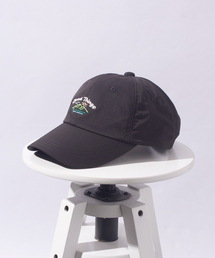 RIVER UP（リバーアップ）の「＜BASIQUENTI＞【抗菌＆消臭＆吸水速乾】マウンテンライン刺繍 ユニセックス ナイロン ローキャップ（キャップ）」