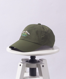 RIVER UP（リバーアップ）の「＜BASIQUENTI＞【抗菌＆消臭＆吸水速乾】マウンテンライン刺繍 ユニセックス ナイロン ローキャップ（キャップ）」