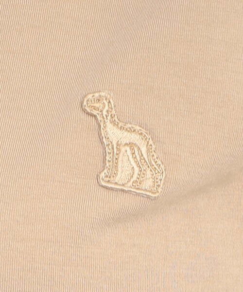 adabat(アダバット)の「【UVカット/接触冷感】サイドテープデザイン 半袖モックネックプルオーバー(Tシャツ/カットソー・レディース・ホワイト/ダークネイビー/ナチュラル・36/38/40)」の8枚目の写真