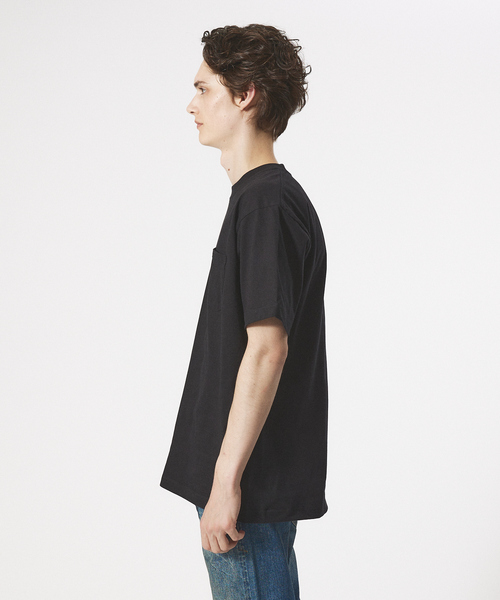 HANES(ヘインズ)の「【Hanes/ヘインズ】 BEEFY ポケット Tシャツ(Tシャツ/カットソー・メンズ・ホワイト/ブラック・L/XL/M)」の4枚目の写真