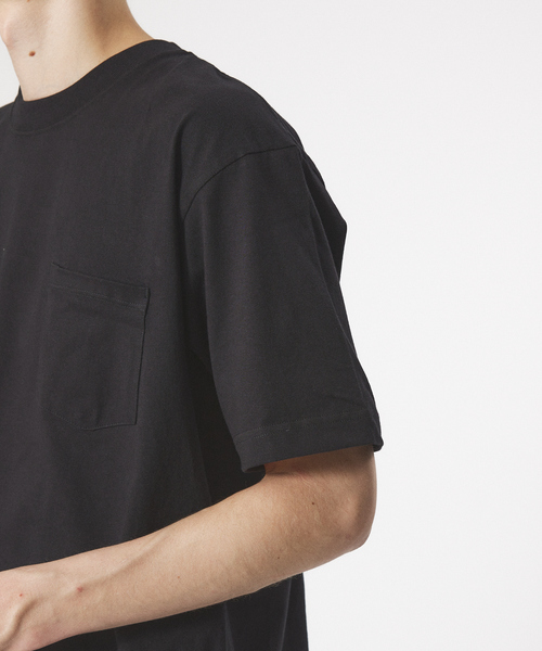 HANES(ヘインズ)の「【Hanes/ヘインズ】 BEEFY ポケット Tシャツ(Tシャツ/カットソー・メンズ・ホワイト/ブラック・L/XL/M)」の7枚目の写真