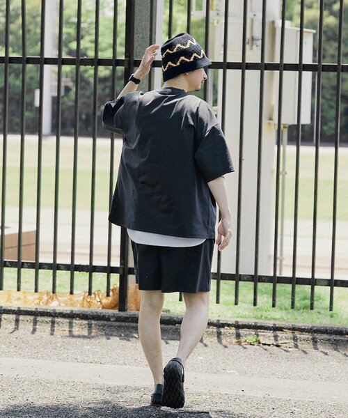 Russell Athletic（ラッセルアスレティック）の「【RUSSELL ATHLETIC】別注 DRI-POWER ビッグTシャツ（Tシャツ/カットソー・メンズ・ウッド/ネイビー/ホワイト/チャコールグレー・MEDIUM/LARGE）」の5枚目の写真