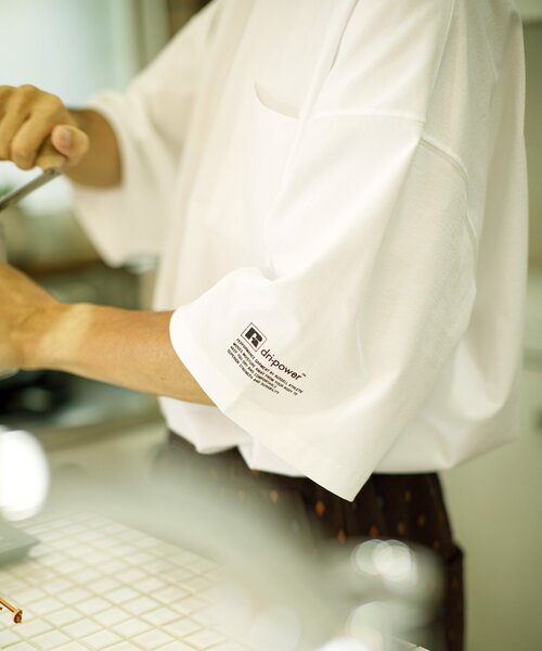 Russell Athletic（ラッセルアスレティック）の「【RUSSELL ATHLETIC】別注 DRI-POWER ビッグTシャツ（Tシャツ/カットソー・メンズ・ウッド/ネイビー/ホワイト/チャコールグレー・MEDIUM/LARGE）」の16枚目の写真