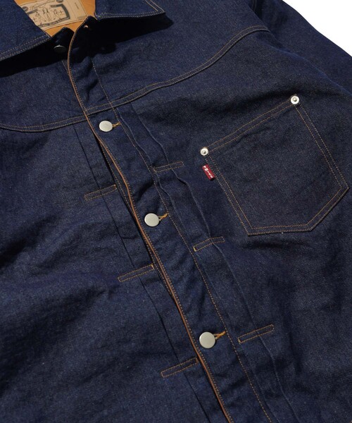 NineMicrophones(ナインマイクロフォンズ)の「REVERSIBLE DENIM JKT(ブルゾン・メンズ・ブラウン/オリーブ・X-LARGE/LARGE/MEDIUM)」の4枚目の写真