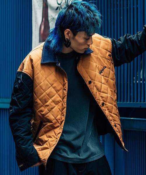 NineMicrophones(ナインマイクロフォンズ)の「REVERSIBLE DENIM JKT(ブルゾン・メンズ・ブラウン/オリーブ・X-LARGE/LARGE/MEDIUM)」の13枚目の写真