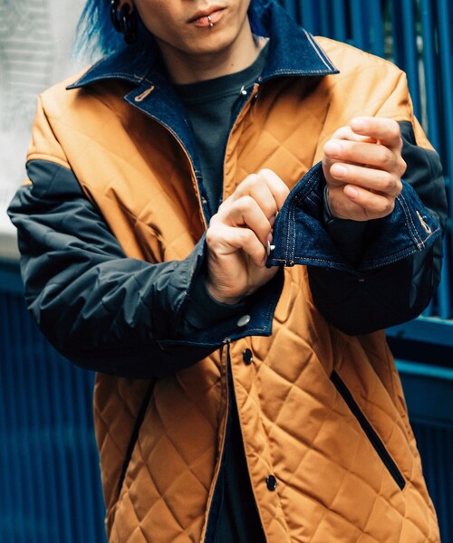NineMicrophones(ナインマイクロフォンズ)の「REVERSIBLE DENIM JKT(ブルゾン・メンズ・ブラウン/オリーブ・X-LARGE/LARGE/MEDIUM)」の15枚目の写真