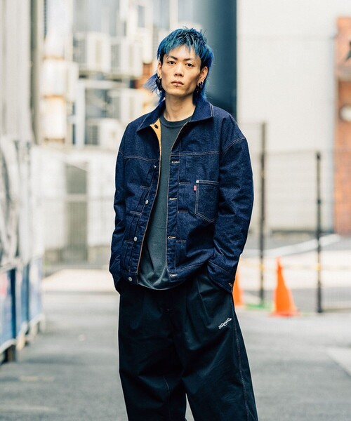 NineMicrophones(ナインマイクロフォンズ)の「REVERSIBLE DENIM JKT(ブルゾン・メンズ・ブラウン/オリーブ・X-LARGE/LARGE/MEDIUM)」の16枚目の写真
