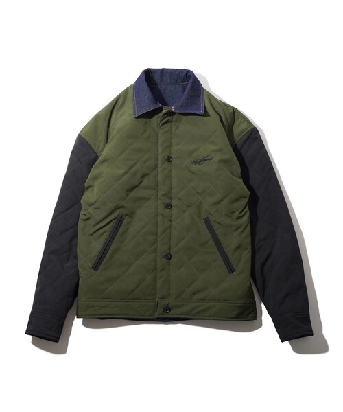 NineMicrophones(ナインマイクロフォンズ)の「REVERSIBLE DENIM JKT(ブルゾン・メンズ・ブラウン/オリーブ・X-LARGE/LARGE/MEDIUM)」の18枚目の写真