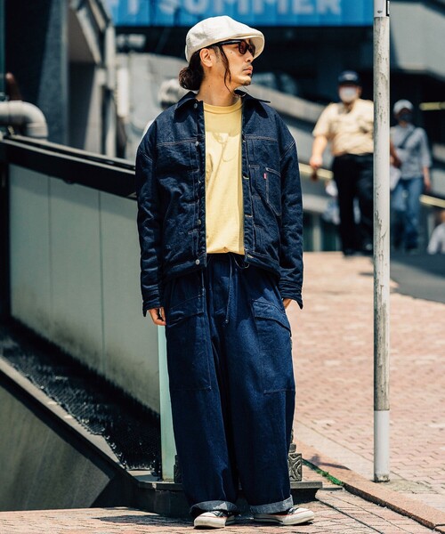 NineMicrophones(ナインマイクロフォンズ)の「REVERSIBLE DENIM JKT(ブルゾン・メンズ・ブラウン/オリーブ・X-LARGE/LARGE/MEDIUM)」の21枚目の写真