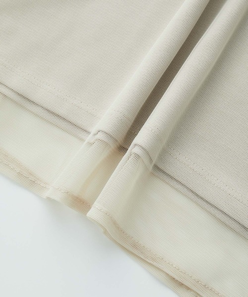 ROPE' PICNIC（ロペピクニック）の「チュールカットトップス（Tシャツ/カットソー・レディース・ブラック/キナリ/ベージュ系その他・38）」の4枚目の写真