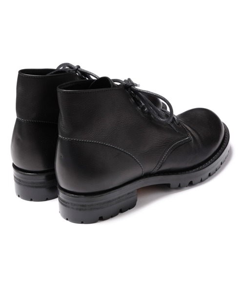 MR.OLIVE(ミスターオリーブ)の「WATER PROOF SHIRINK×VIBRAM SOLE/ SEVEN HOLE HUNTING BOOTS(ブーツ・メンズ・ブラック・7h/8h/9h/10h)」の2枚目の写真