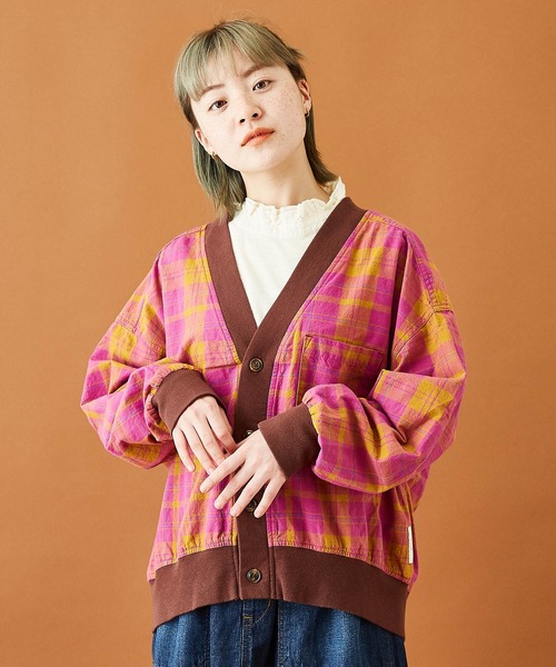 CUBE SUGAR(キューブシュガー)の「ショートスラブフライス無地長袖フリルネックインナー(Tシャツ/カットソー・レディース・ホワイト/ブラック/ダークグリーン/ブラウン/オレンジ/トップグレー・M)」の2枚目の写真