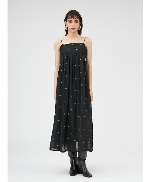 FRAY I.D（フレイアイディー）の「ギャザーボリュームジャガードキャミ  