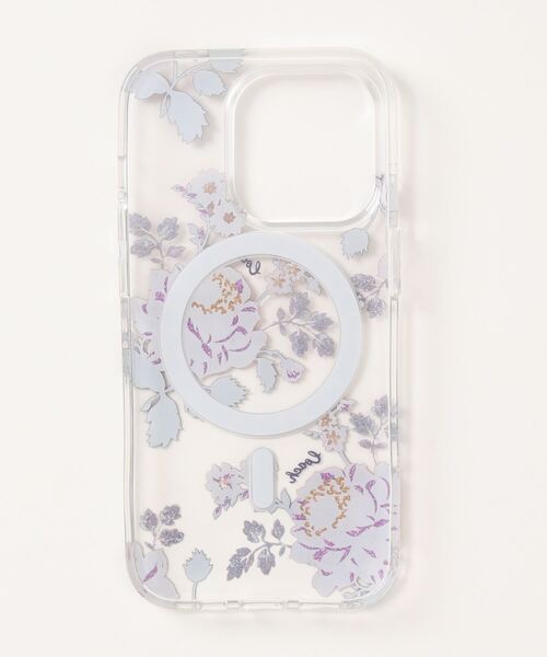 COACH（コーチ）の「IPHONE 14 PRO ケース・ムーディ フローラル プリント（スマホケース/カバー・レディース・パープル系その他・ONE）」の2枚目の写真