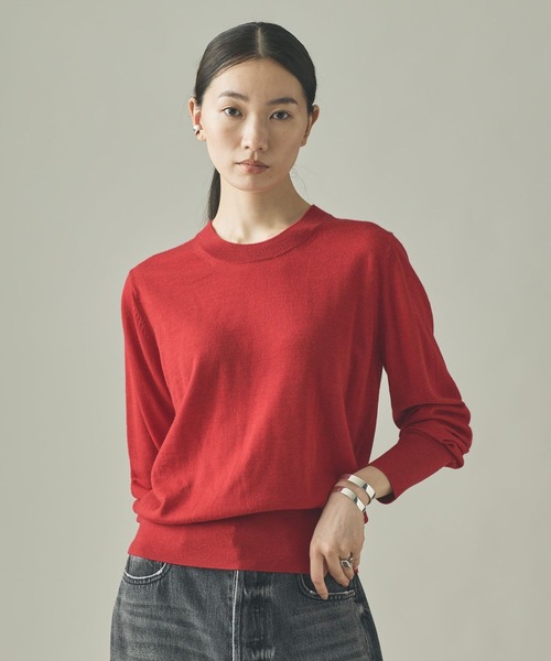 Curensology(カレンソロジー)/ファインウールクルーニットプルオーバー