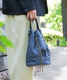 ASFVLT（アスファルト）の「ASFVLT (アスファルト) / 巾着2WAYバッグ DRAWSTRING SHOULDER BAG ドロストバッグ（ショルダーバッグ）」