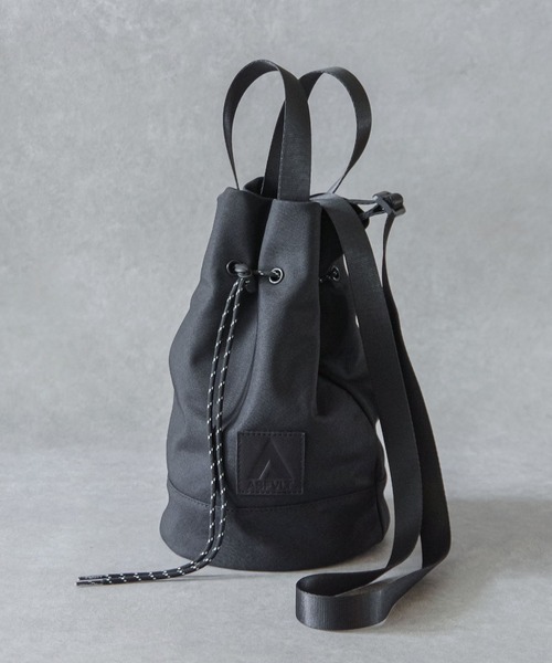 ASFVLT(アスファルト)の「ASFVLT (アスファルト) / 巾着2WAYバッグ DRAWSTRING SHOULDER BAG ドロストバッグ(ショルダーバッグ・レディース・ブラック/チャコールグレー/ベージュ・FREE)」の18枚目の写真