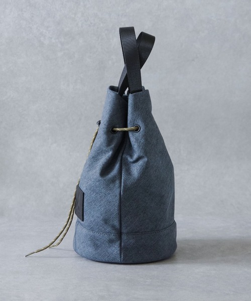 ASFVLT(アスファルト)の「ASFVLT (アスファルト) / 巾着2WAYバッグ DRAWSTRING SHOULDER BAG ドロストバッグ(ショルダーバッグ・レディース・ブラック/チャコールグレー/ベージュ・FREE)」の7枚目の写真