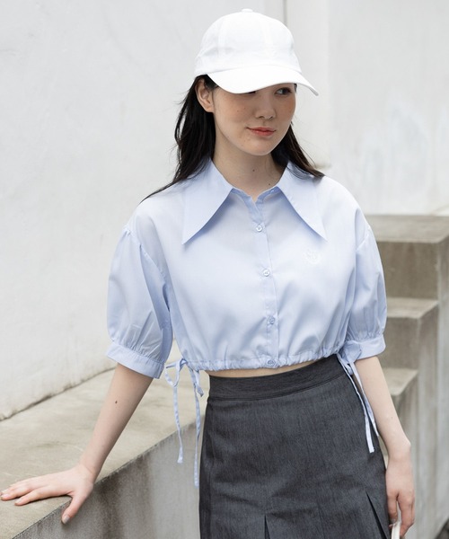 ⭕️ゆりりん⭕️APPLEHOUSEシャツ３点 ALAND（エーランド）の「「3.3 Field Trip／シシュウドロストショート