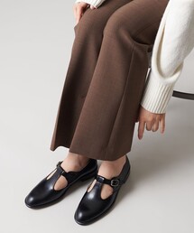 【ODETTE É ODILE】SL Tストラップ フラット25↑23.5cm黒 ODETTE E ODILE（オデットエオディール）の「SL Tストラップ