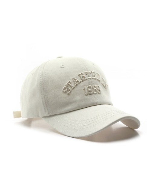 aimoha（アイモハ）の「コットン　キャップ（キャップ・レディース・ホワイト/ブラック/グリーン/ベージュ/グレー/ネイビー/ワインレッド・FREE）」の2枚目の写真