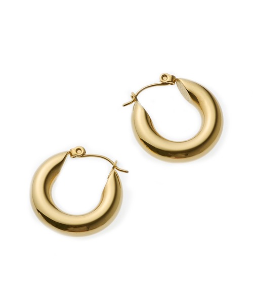 CENE（セネ）の「【CENE】セネ/シンプルフープピアス（ピアス（両耳用）・レディース・ゴールド/シルバー・FREE）」の6枚目の写真